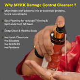 MYKK Hair Damage Control Cleanser Shampoo - 200 ML - Mykk Store